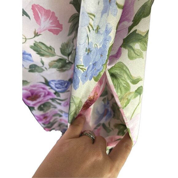 Brownstone Studio Women’s Multicolor Floral Print Midi Nightgown Size PM - Picture 7 of 8